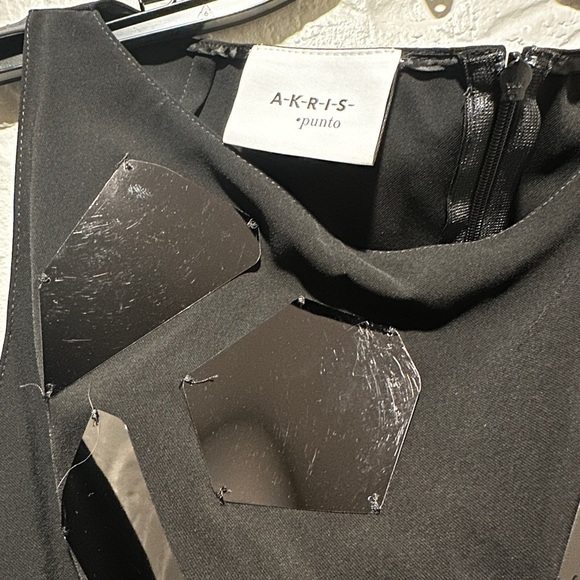 Akris punto Jersey Laser-Cut Tunic Midi-Dress Size 4 - Picture 4 of 9